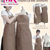 Tạp dề Kaki Cttton