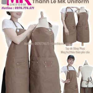 Tạp dề Kaki Cttton